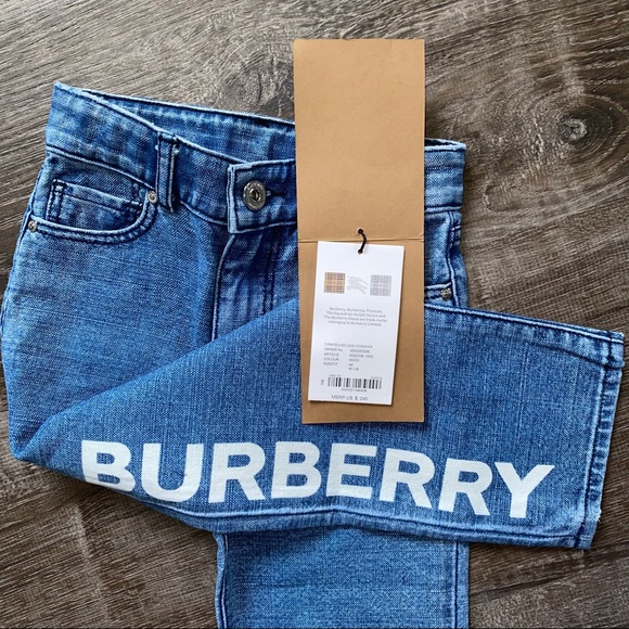 NWT Burberry Toddler Uni-Sex Japanese Denim Jeans - Picture 4 of 11